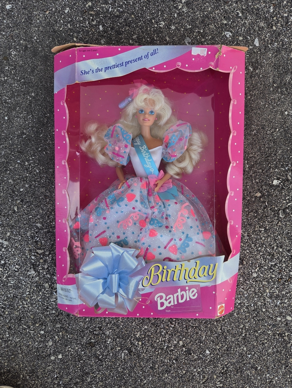 Barbie Birthday Doll in Pink and Blue Gown